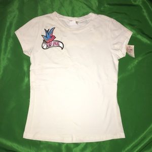 NEW Surf Angel spandex tattoo birds Y2K aesthetic